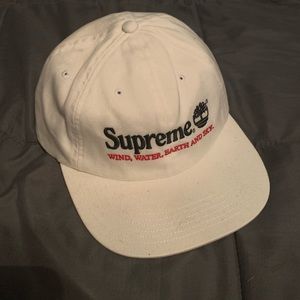 White Supreme Hat